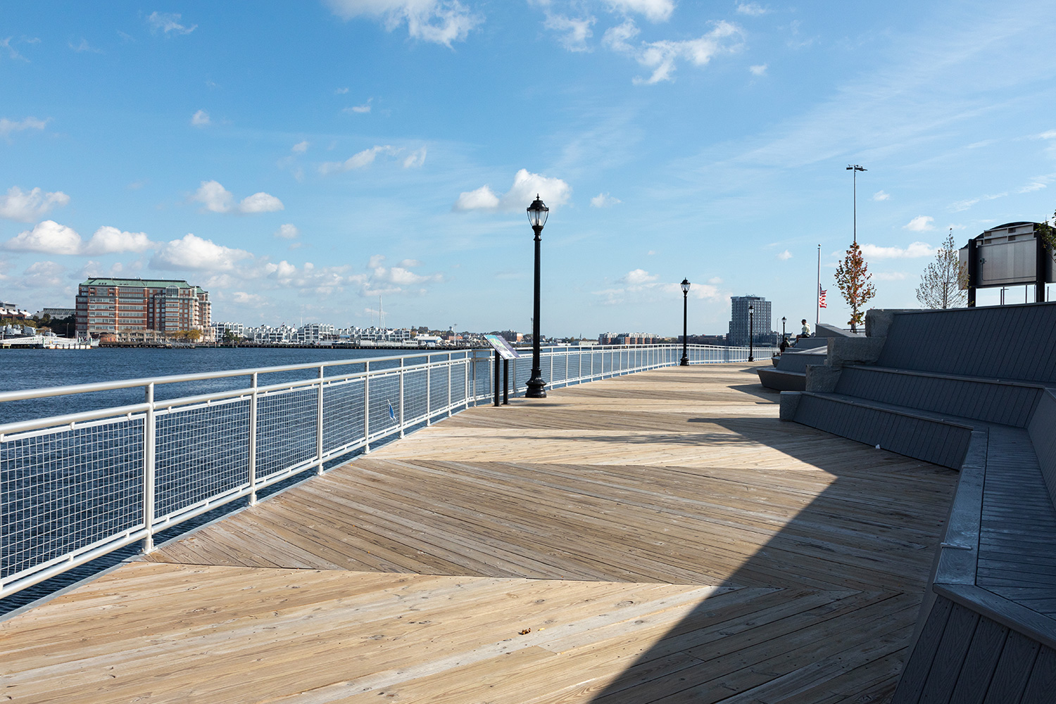 Langone Park waterfront