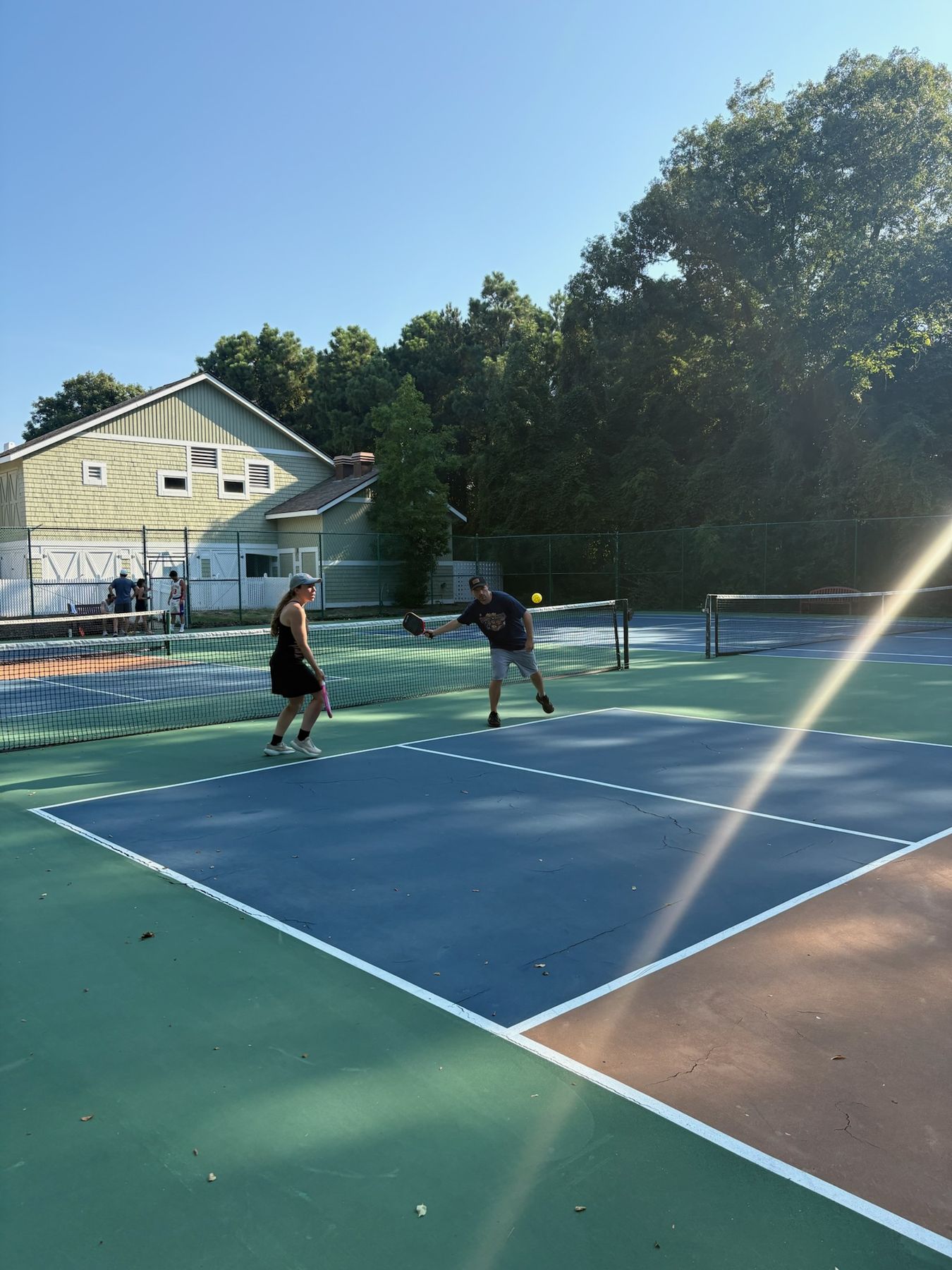 Pickleball on the Four Seasons courts