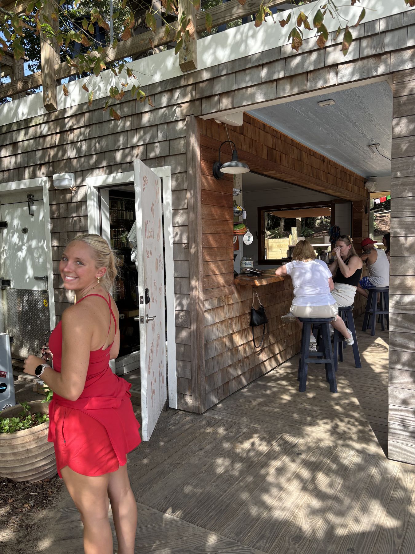 Lane at the Swells'a bar