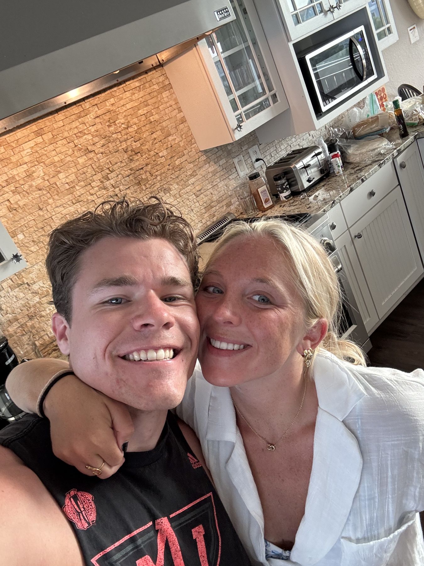 Kitchen selfie