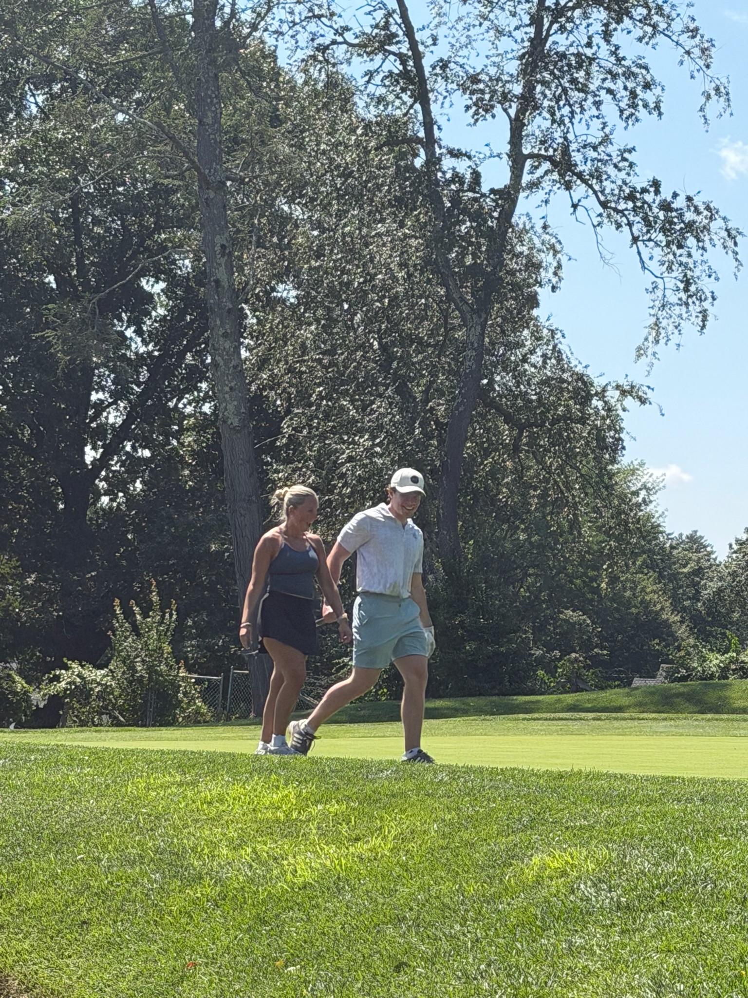 Teeing off