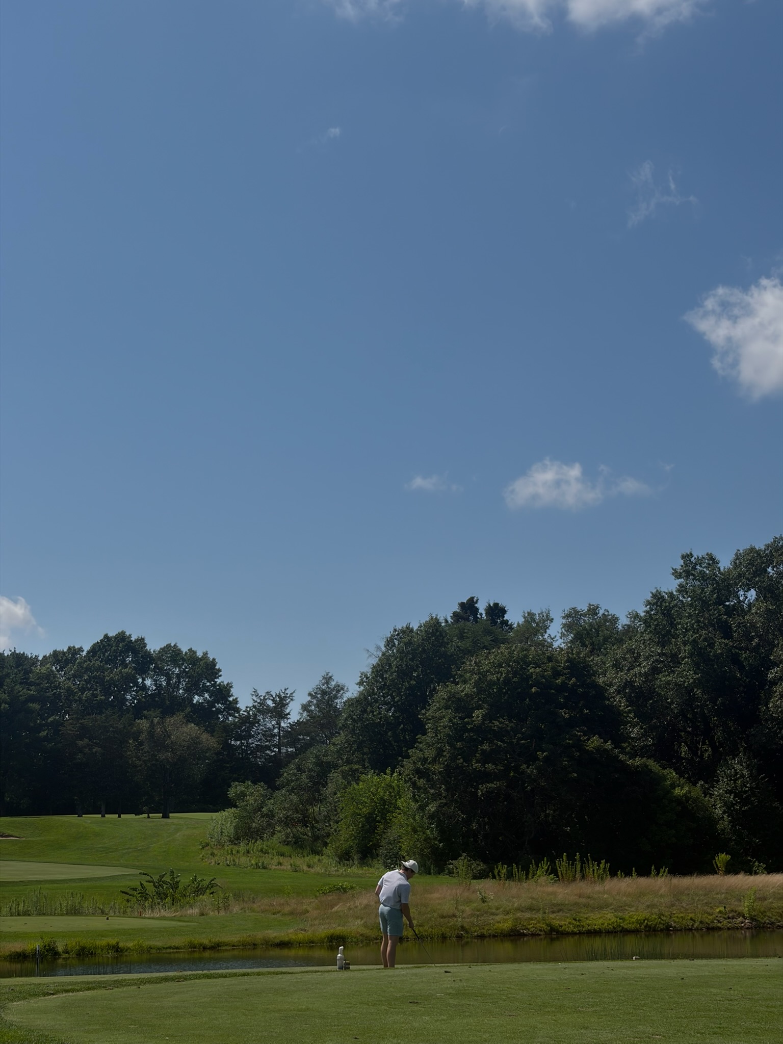 On the course